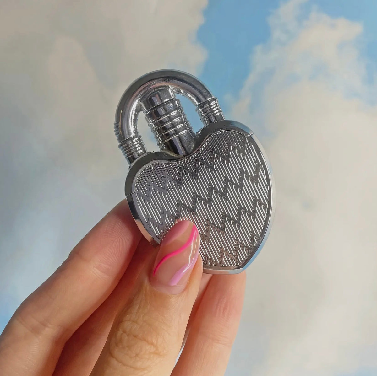 Heart Lock Refillable Lighter