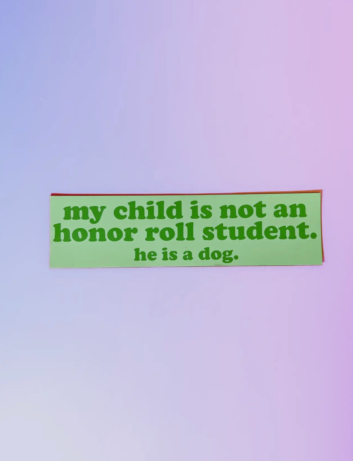 Honor Roll Magnet Dog - Green
