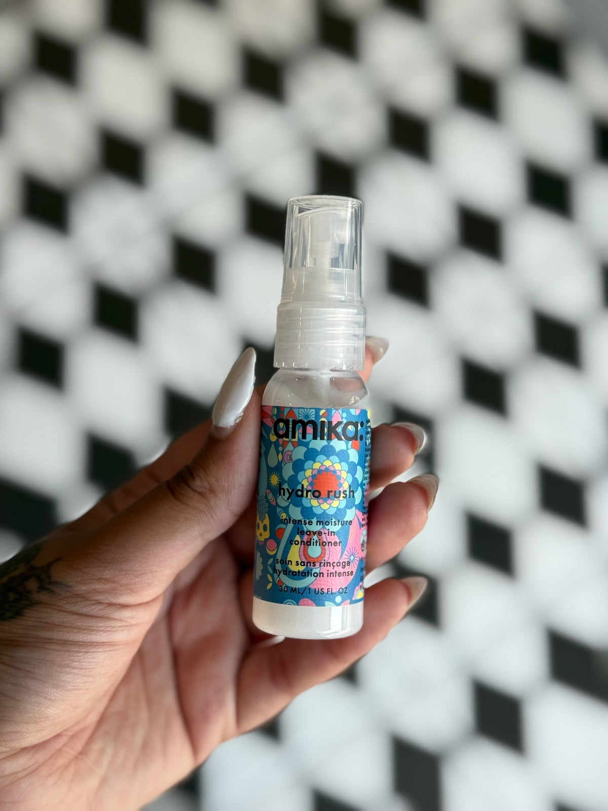 amika Hydro Rush Intense Moisture Leave-In Conditioner 1 oz.