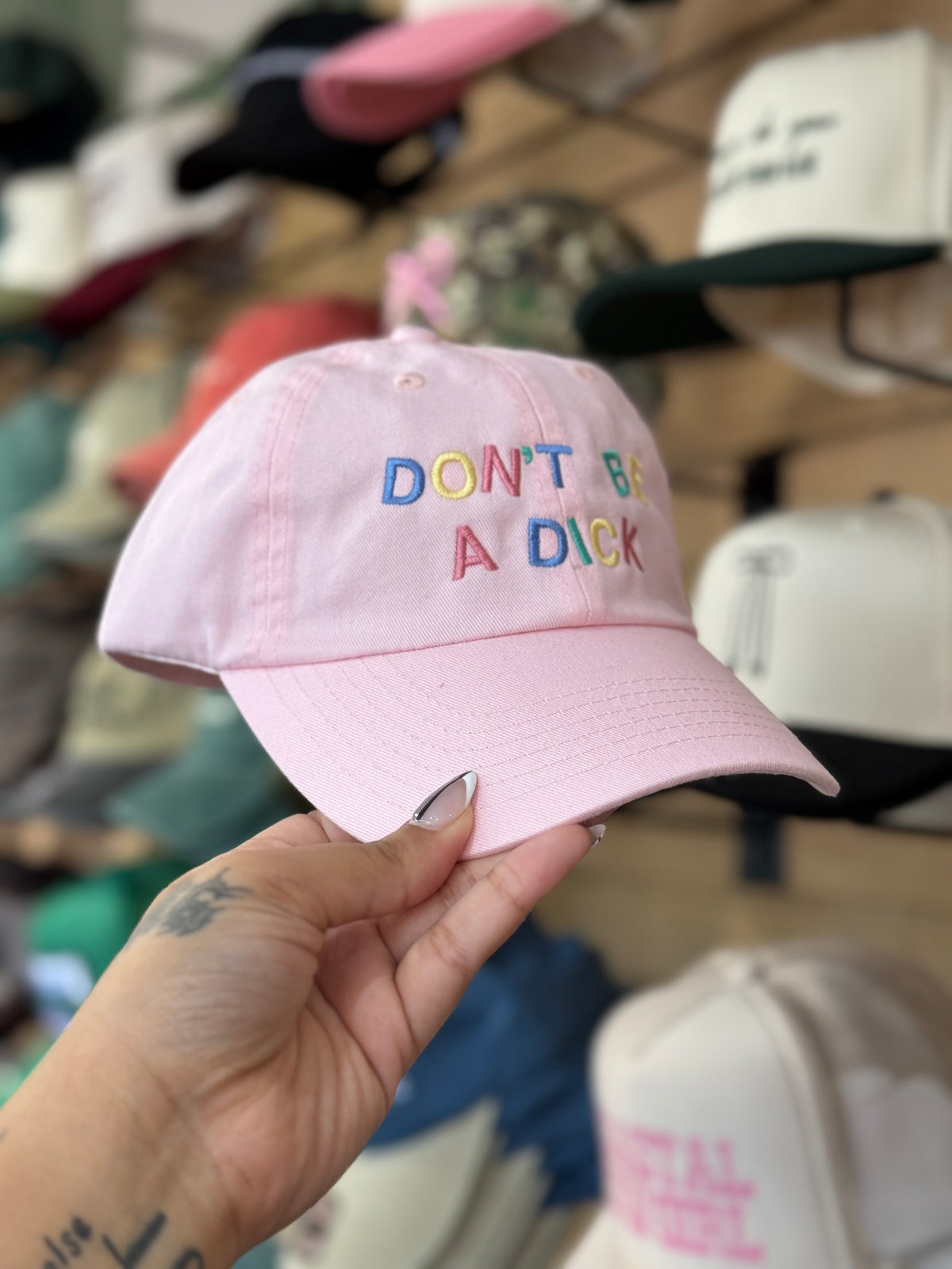 Don't Be A Dick Embroidered Baseball Cap