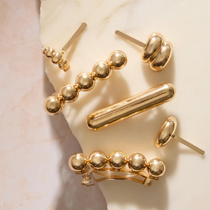 Kitsch Gold Metal Pony Pins