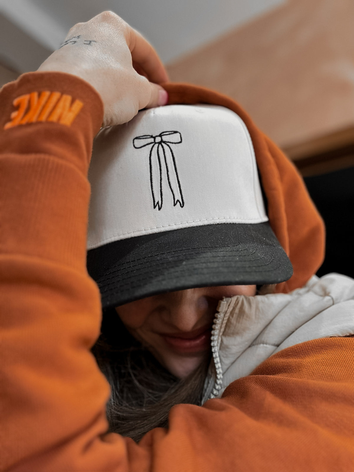 Vintage Bow Trucker Hat
