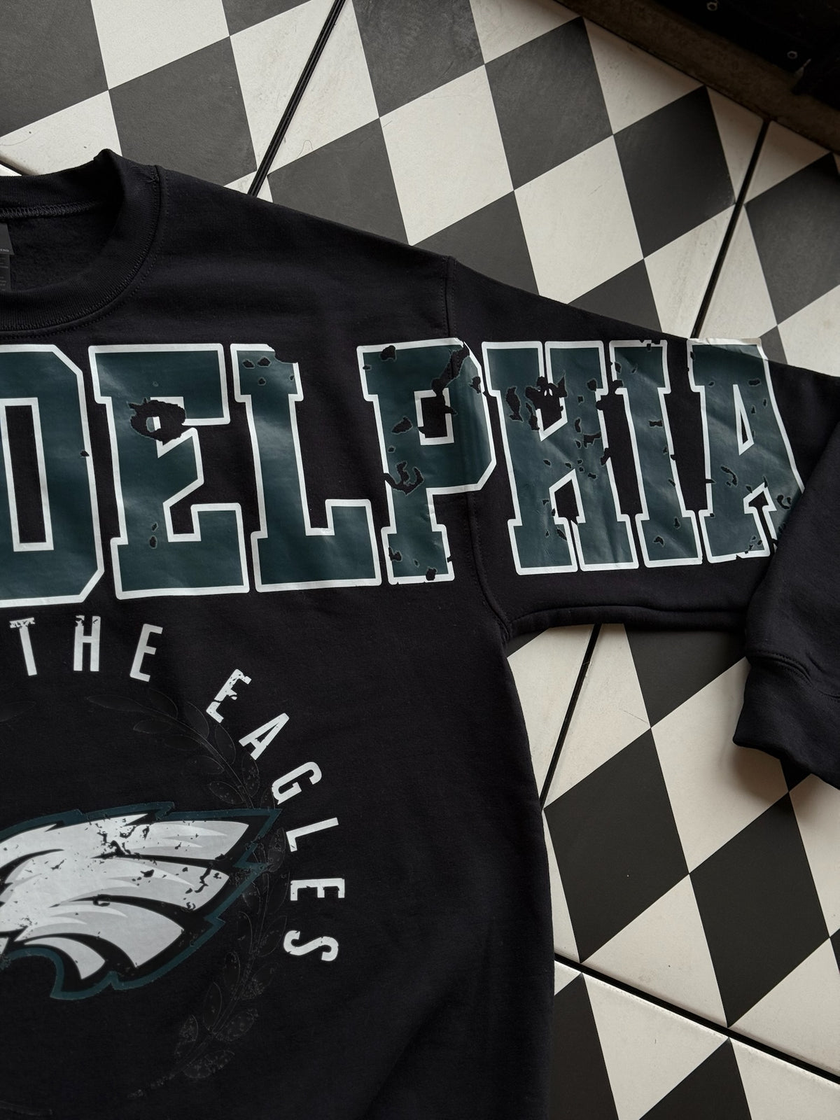 Bold 'Home of The Eagles' Crewneck