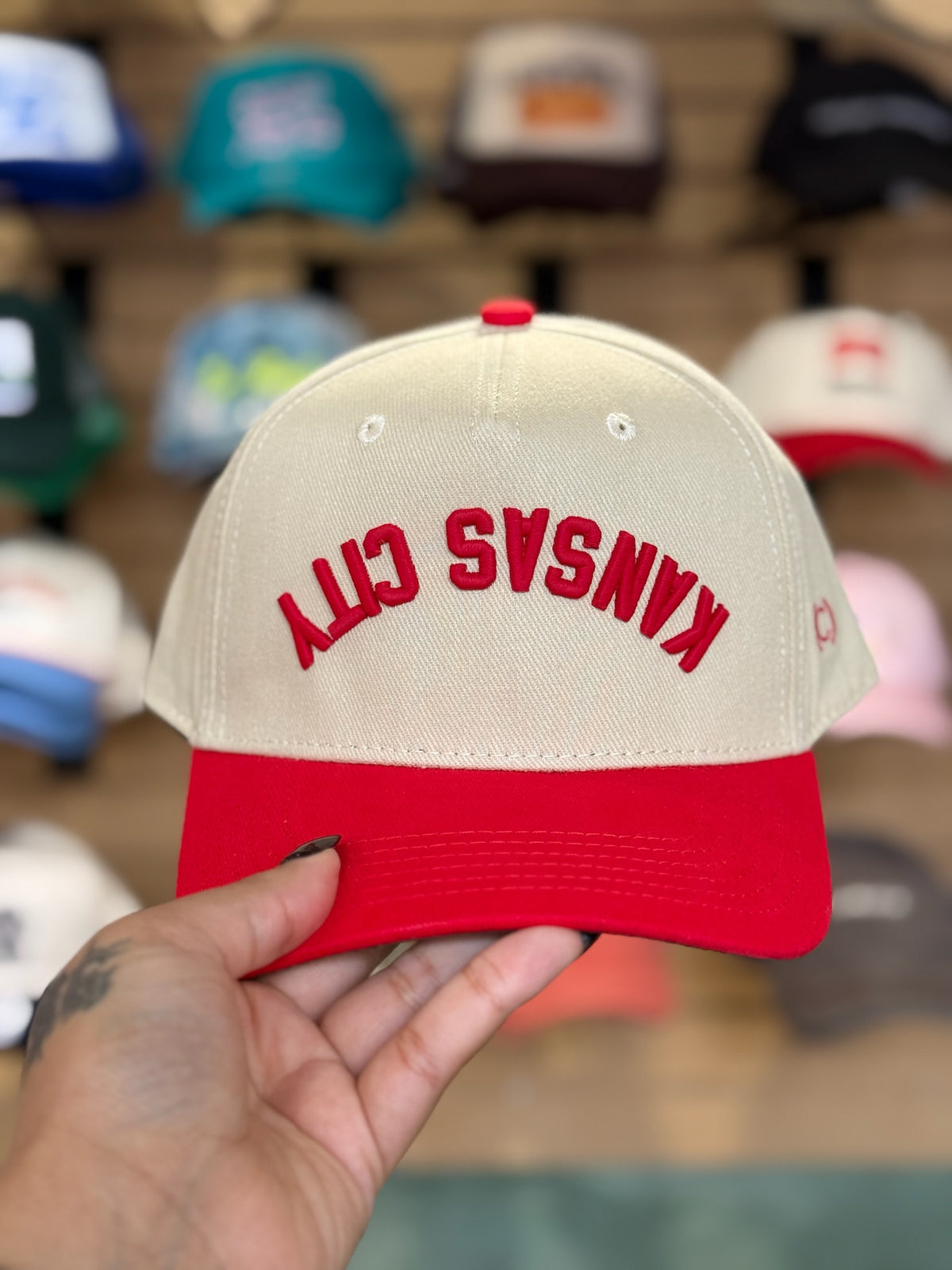 Upside Down Kansas City Hat