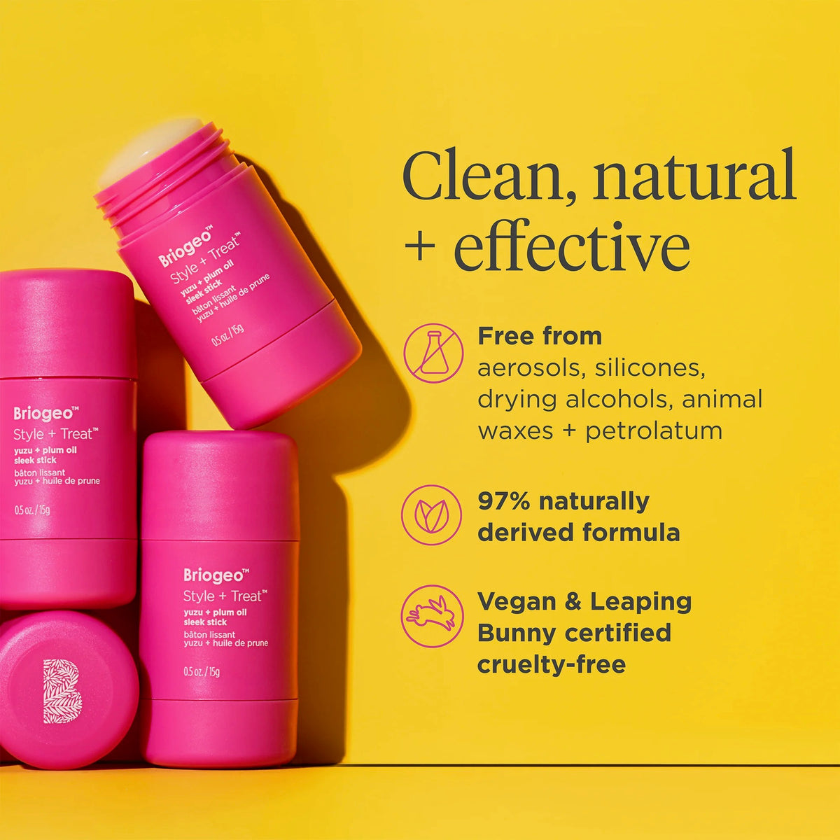 Briogeo Style + Treat Yuzu + Plum Oil Sleek Stick