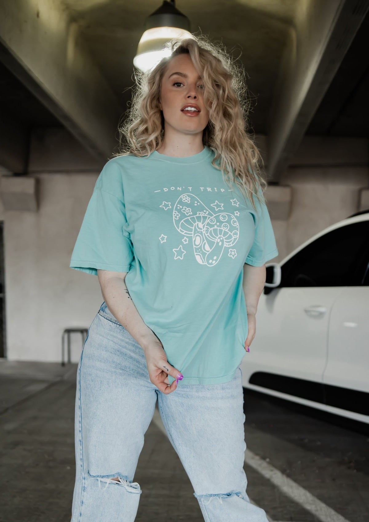 *EXCLUSIVE* Don't Trip Tee *Blue*