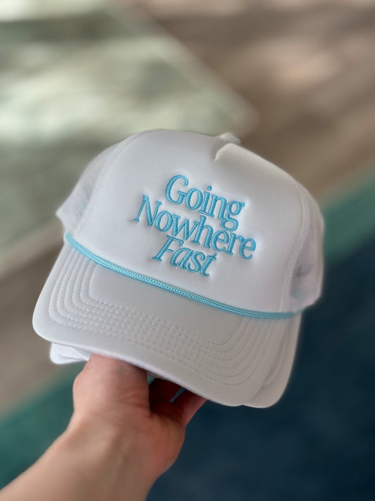 Going Nowhere Fast Trucker Hat