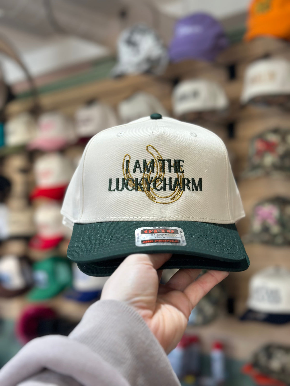 I Am The Lucky Charm SnapBack - Green