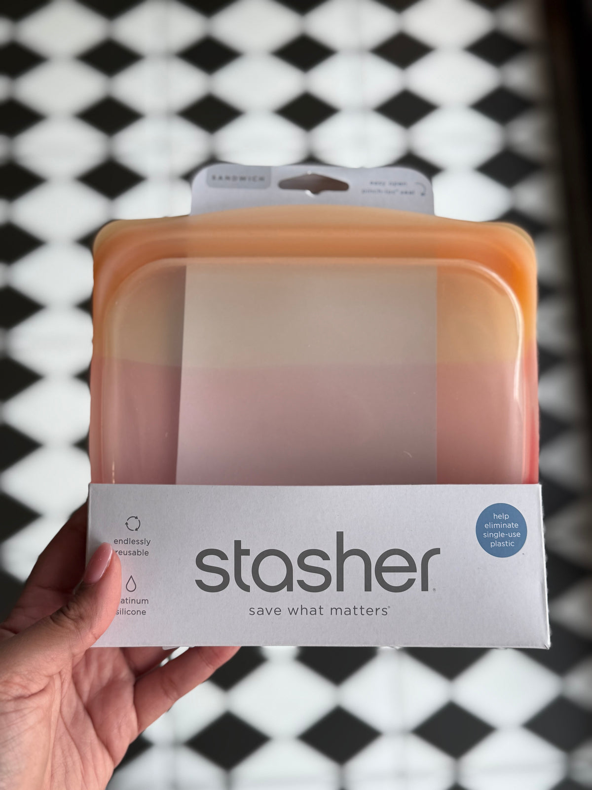 Stasher Sandwich Reusable Bags - * 2 Colors *