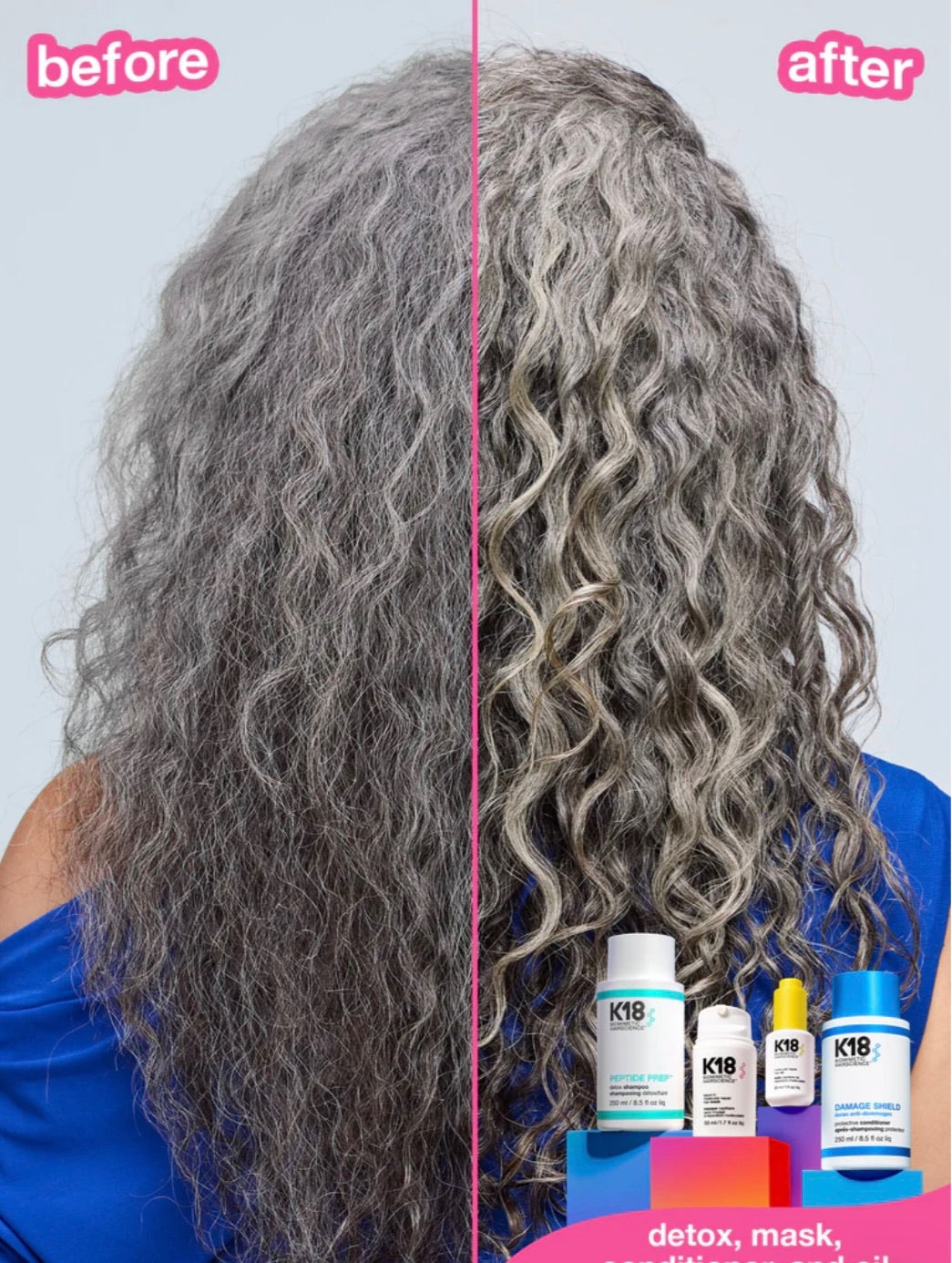 K18 DAMAGE SHIELD Protective Shampoo & Conditioner- * 2 Sizes *