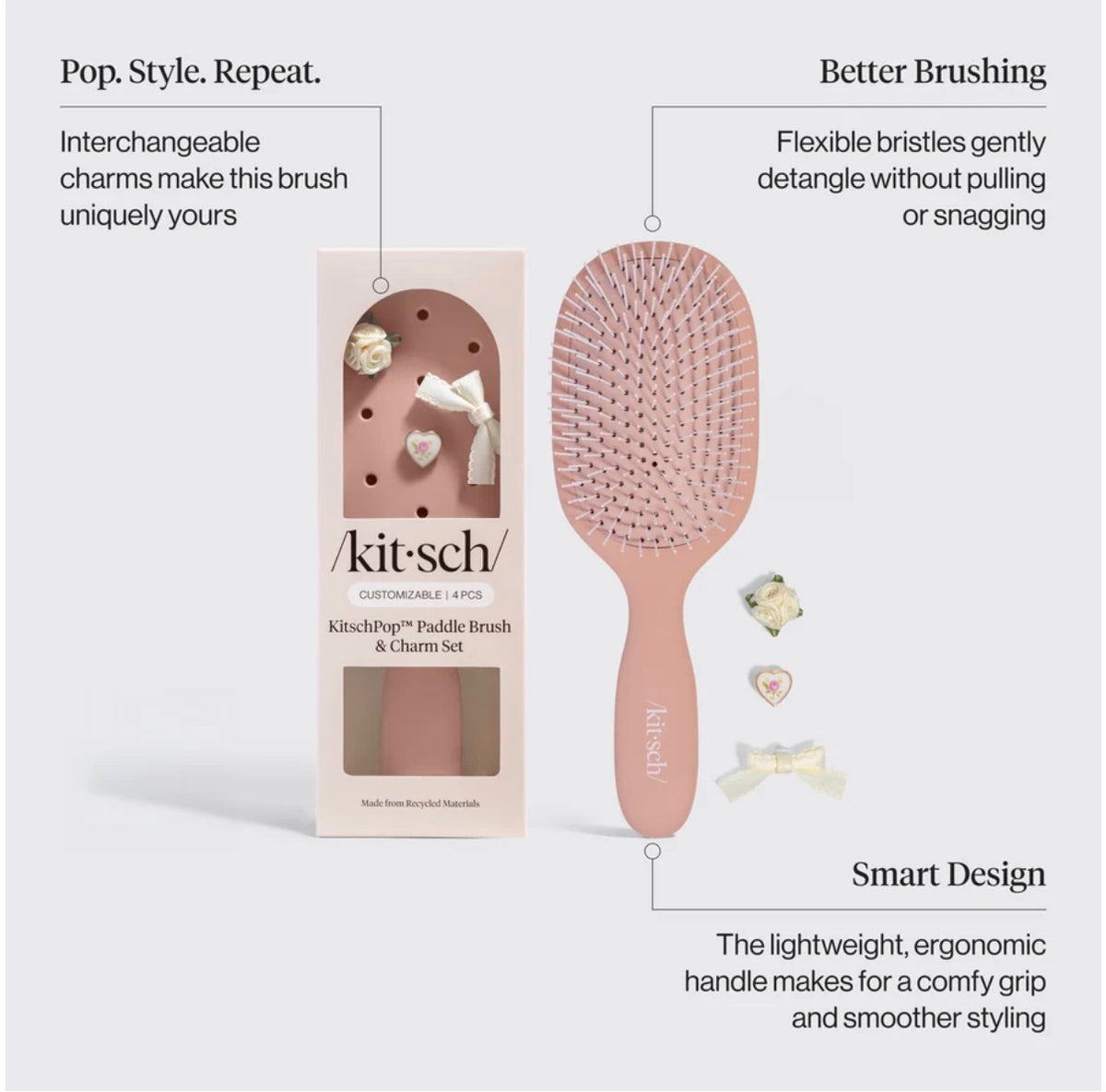 KitschPop™️ Paddle Brush - * Multiple Colors *