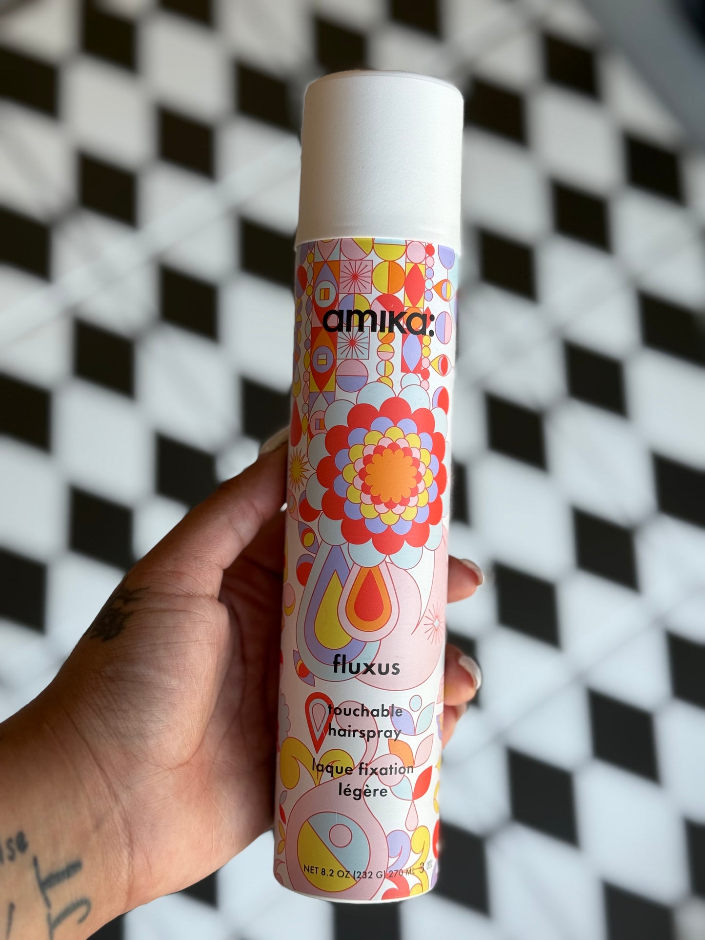 amika Fluxus Touchable, Flexible Hold Hairspray