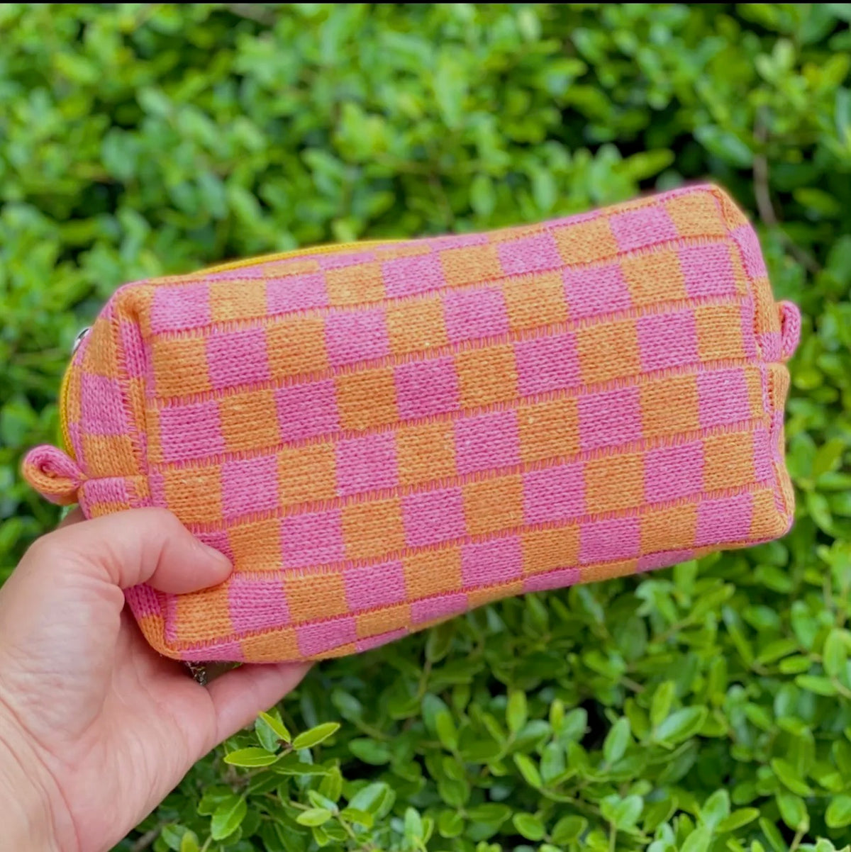 Check Yourself Cosmetic Bag - * Multiple Colors *