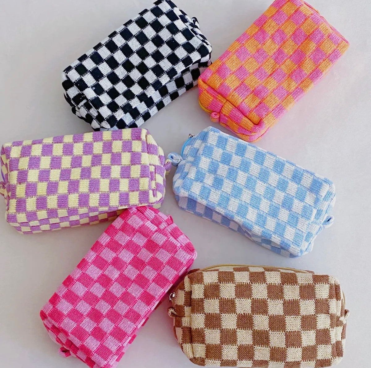 Check Yourself Cosmetic Bag - * Multiple Colors *