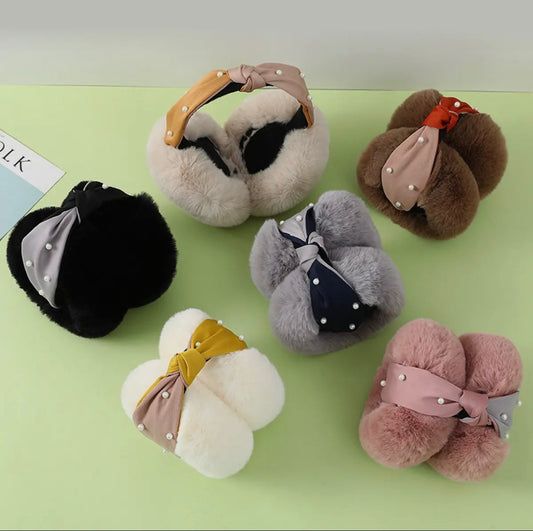The It Girl Pearl Ear Muffs - * Multiple Colors *