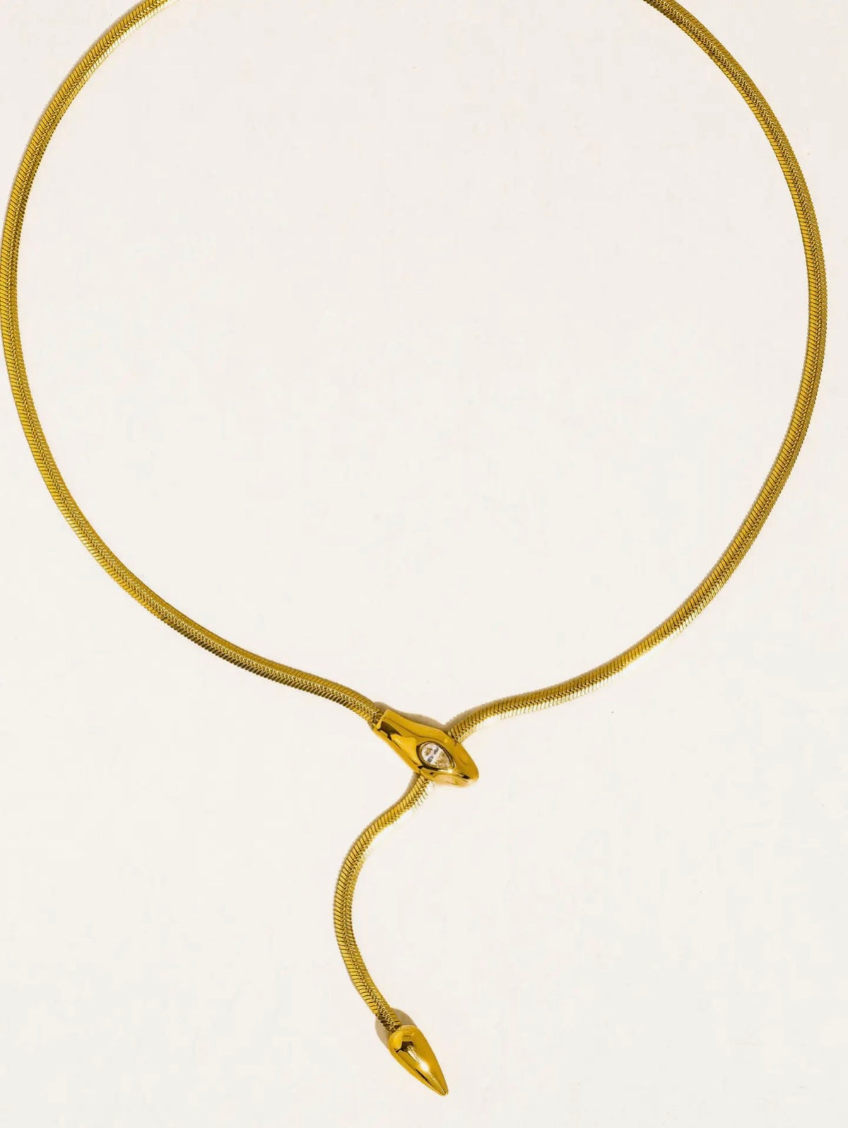 Gilder 18K Gold Non-Tarnish Serpent Necklace