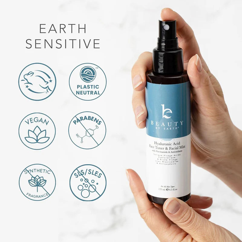 Beauty by Earth Hyaluronic Acid Face Toner and Facial Mist