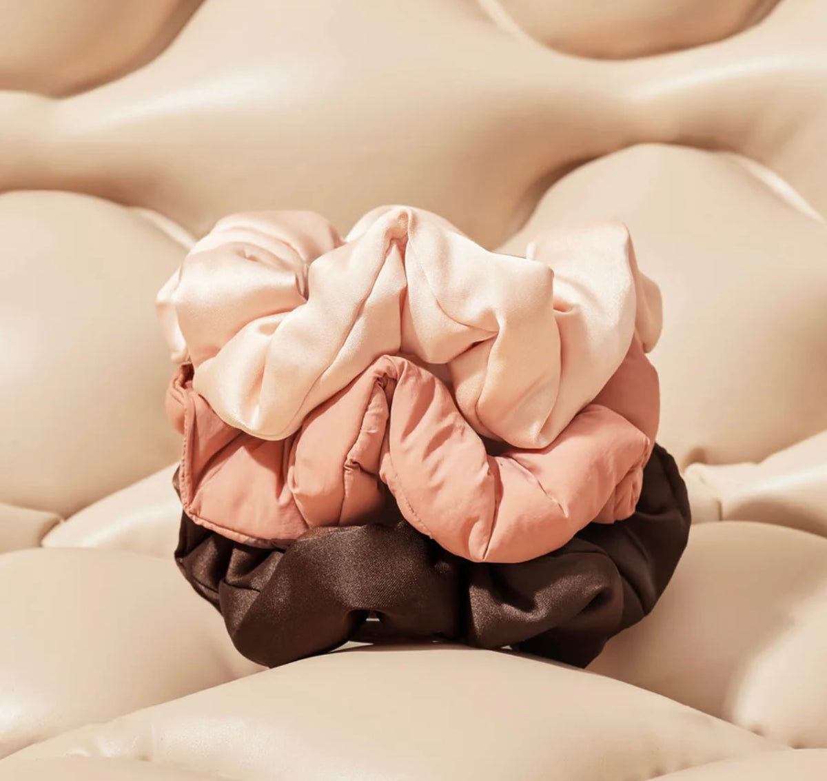 Kitsch Rosewood Cloud Scunchies 3pc Set