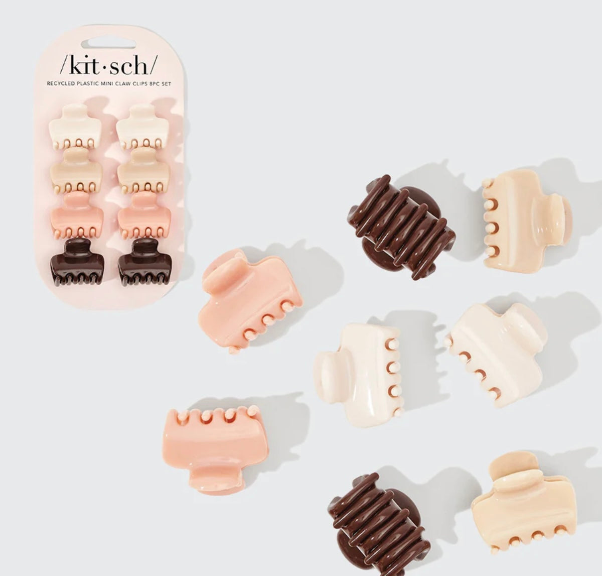 Kitsch Cloud Claw Clips 8pc Set- Mini * Multiple Colors *
