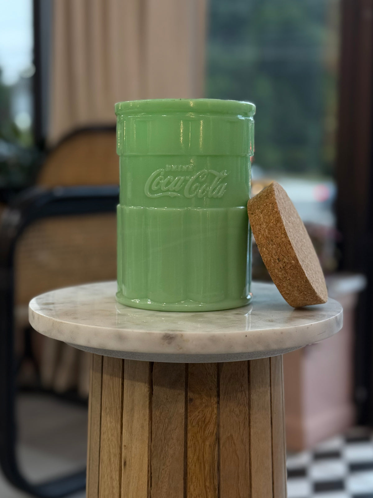 Jade Vintage Coca-Cola Stash/Storage Jar