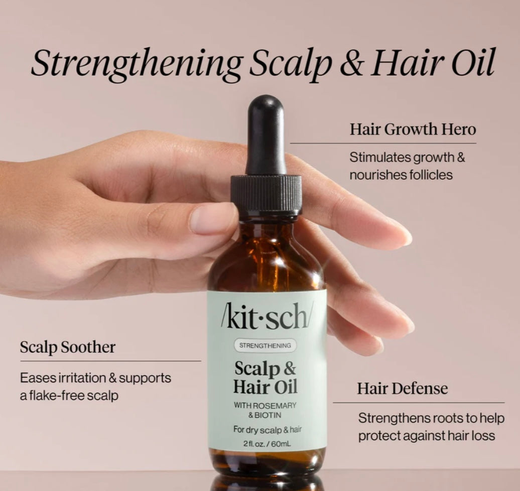 Kitsch Rosemary & Biotin Scalp & Hair Strengthening Oil