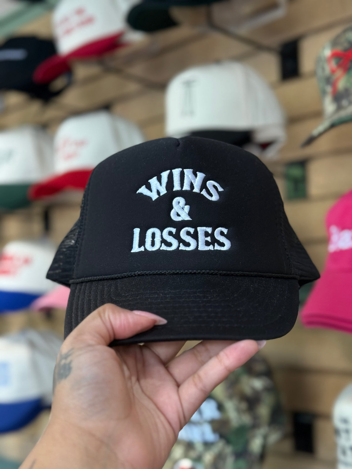 Wins & Losses Trucker Hat - Dropout New York * 2 Colors *