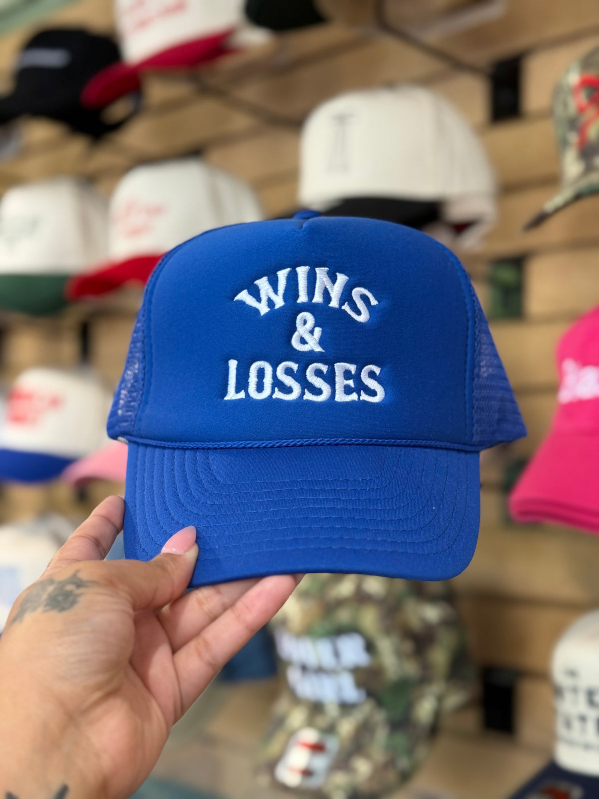 Wins & Losses Trucker Hat - Dropout New York * 2 Colors *