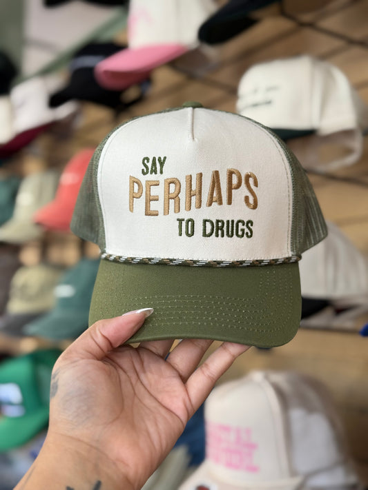 Say Perhaps Trucker Hat