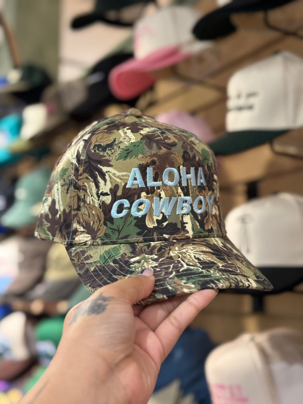 Aloha Cowboy Camo Hat