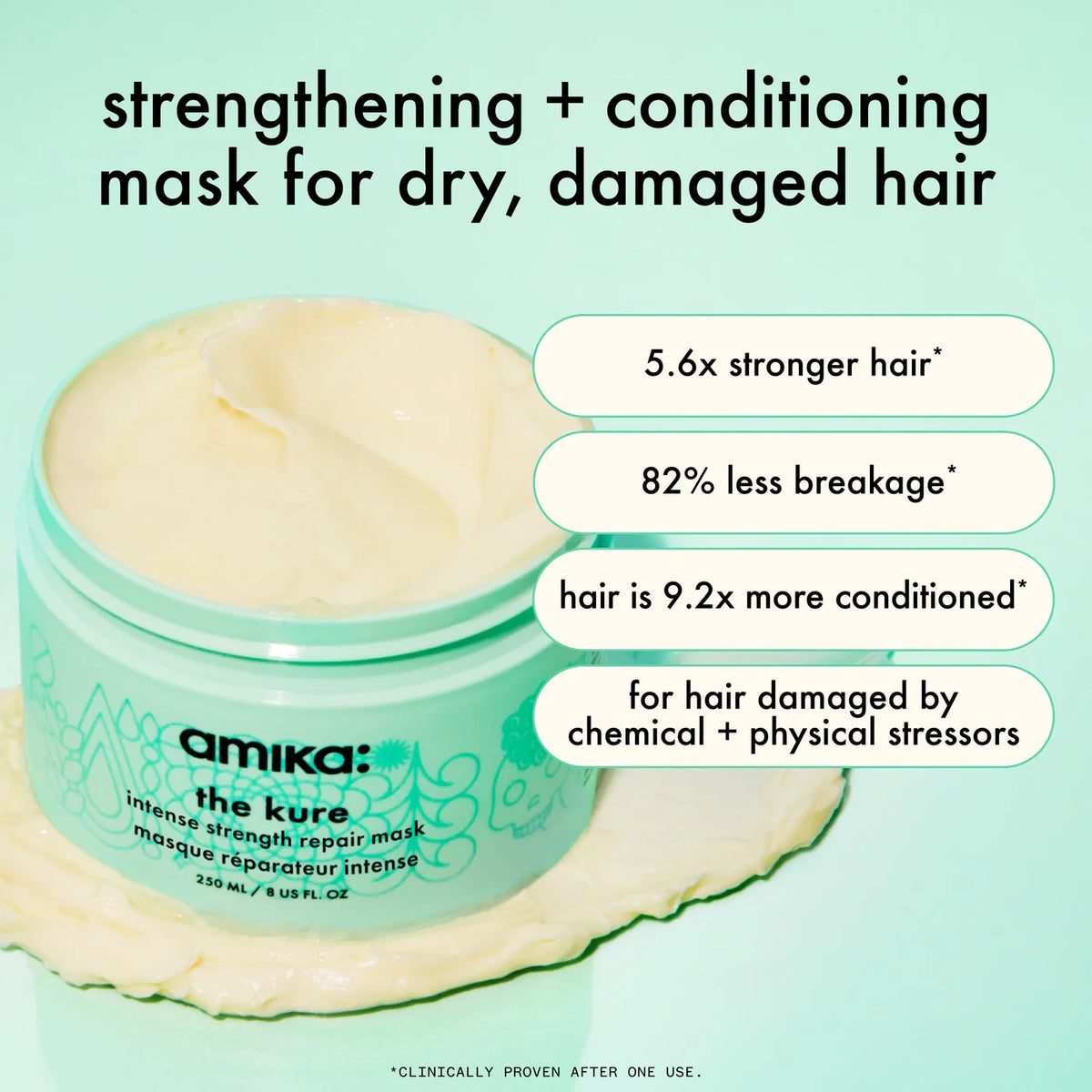 amika mane menders strength repair wash + care set