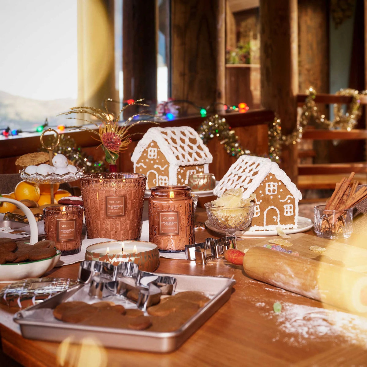 Voluspa Gingerbread Chalet Candle - * 3 Sizes *