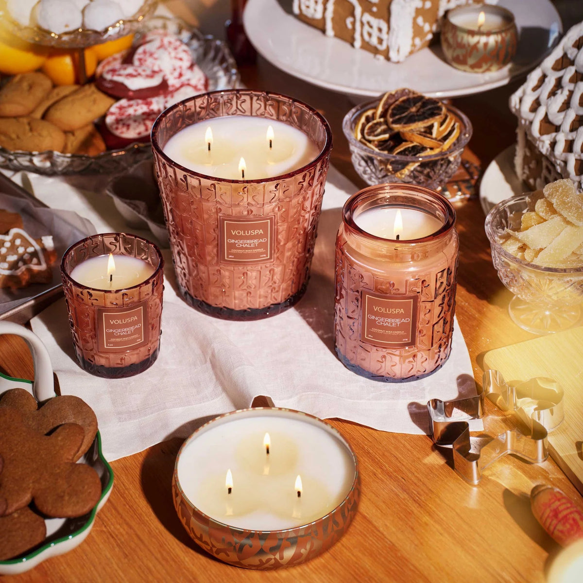 Voluspa Gingerbread Chalet Candle - * 3 Sizes *