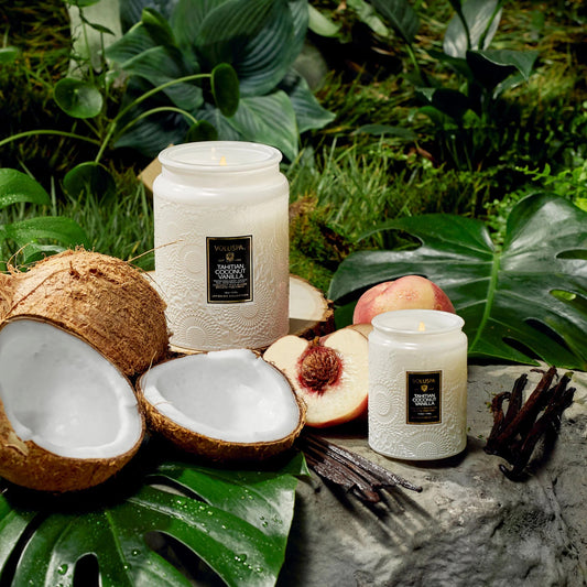 Voluspa Tahitian Coconut Vanilla Candle - * 3 Sizes *