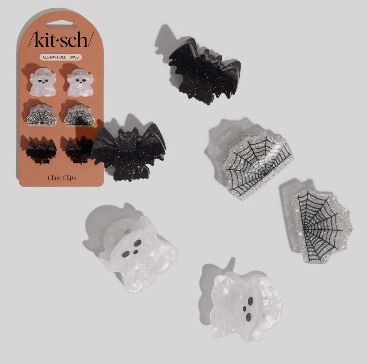 Kitsch Mini Claw Clips 6pc Set - Halloween