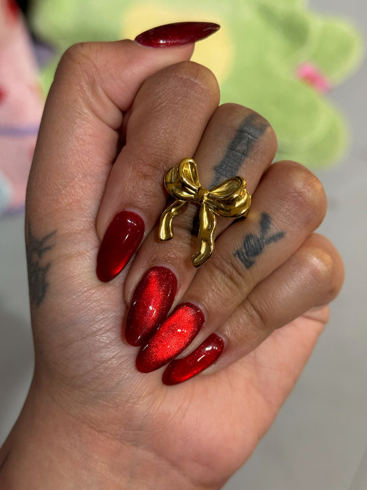 Luxe Gold Bow Ring