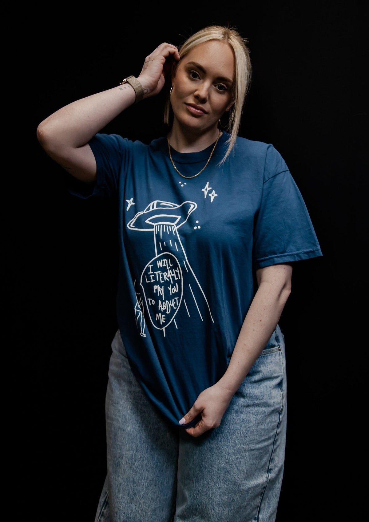 *Exclusive* Abduction Tee *Blue*