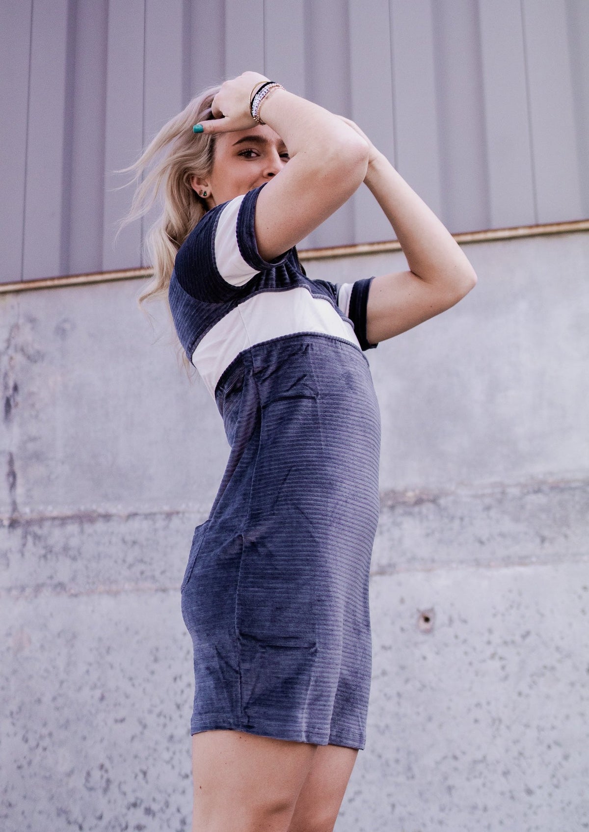 Who Is She Velvet Retro Dress