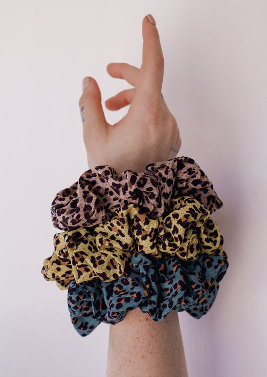 Wild Side Jumbo Scrunchies *Multiple Colors or Set*
